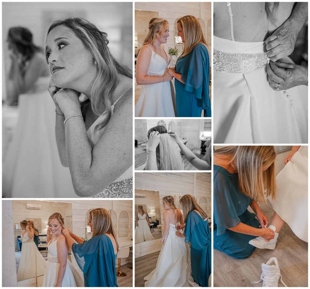 Summer Wedding at The White Dove Barn | Getting Ready Photos