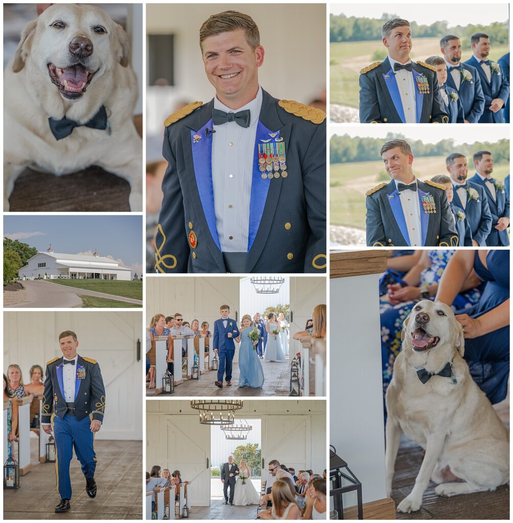 Summer Wedding at The White Dove Barn | Ceremony Photos