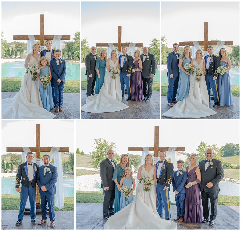 Summer Wedding at The White Dove Barn | Family Photos