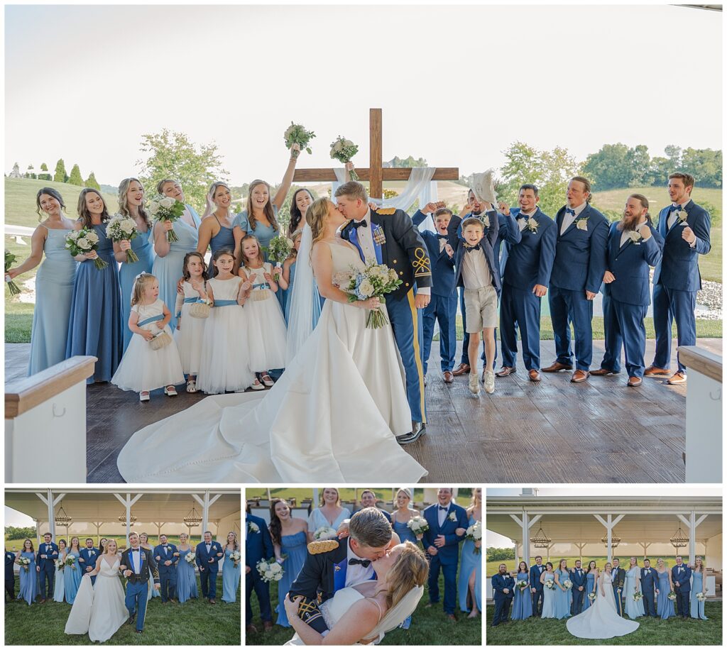 Summer Wedding at The White Dove Barn | Bridal Party Photos