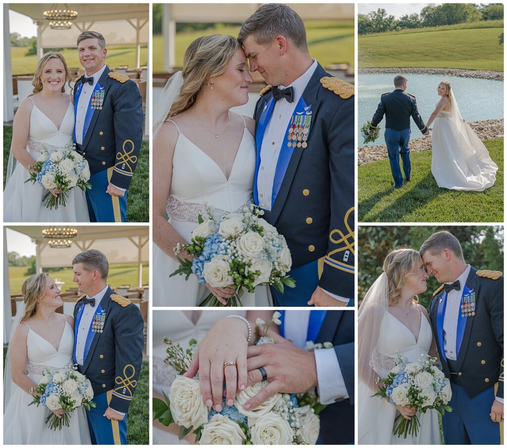 Summer Wedding at The White Dove Barn | Bride and Groom Photos