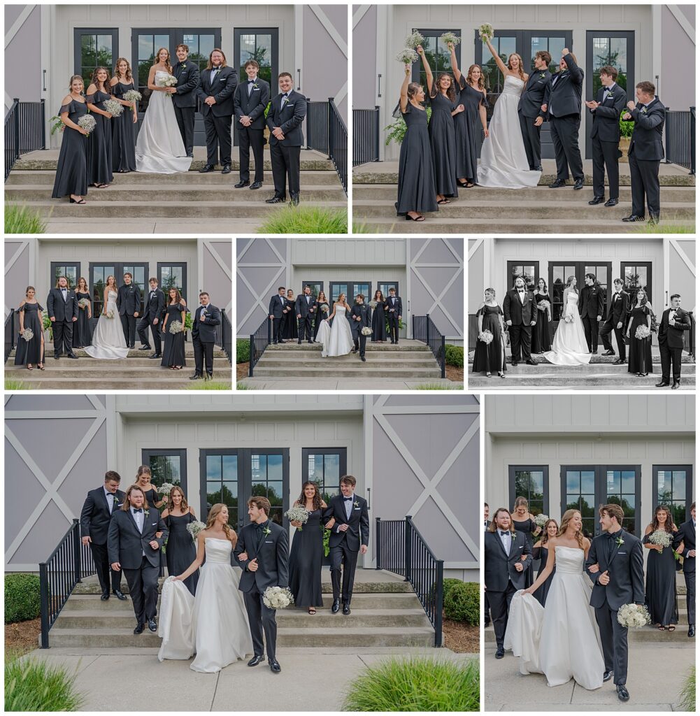 Madison and Eli's summer wedding at The Venue at Birchwood | bridal party photos