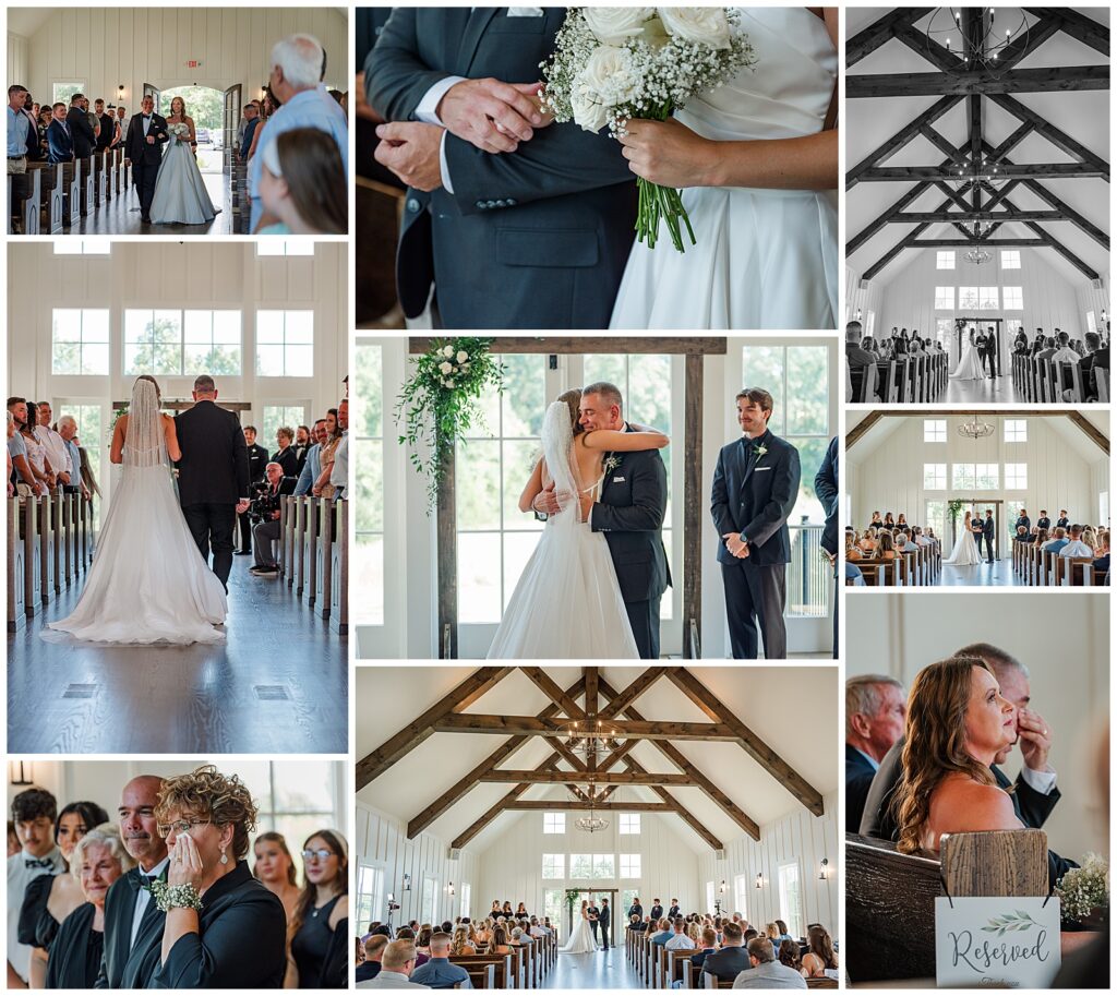 Madison and Eli's summer wedding at The Venue at Birchwood | ceremony photos