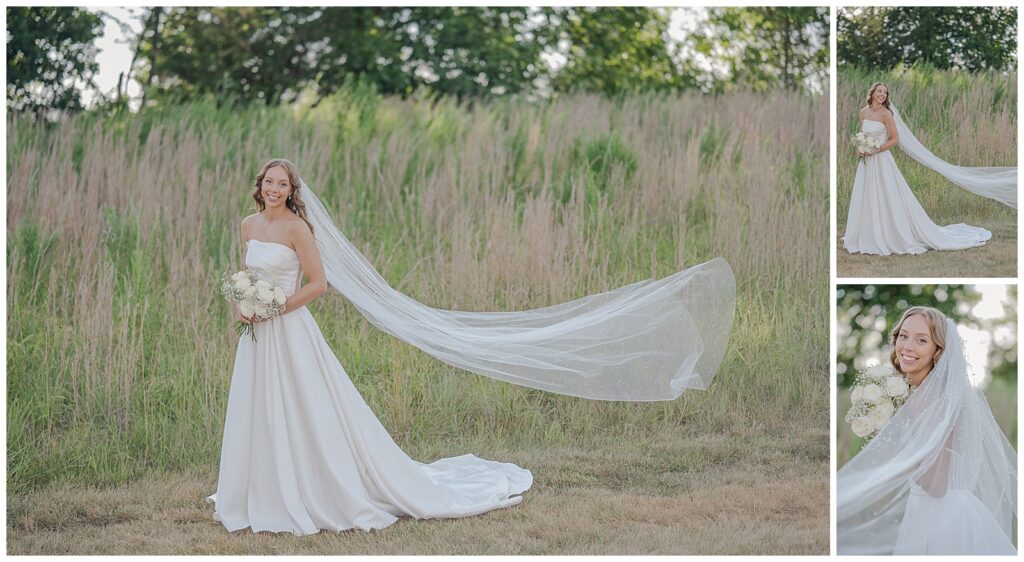 Madison and Eli's summer wedding at The Venue at Birchwood | bride and groom photos