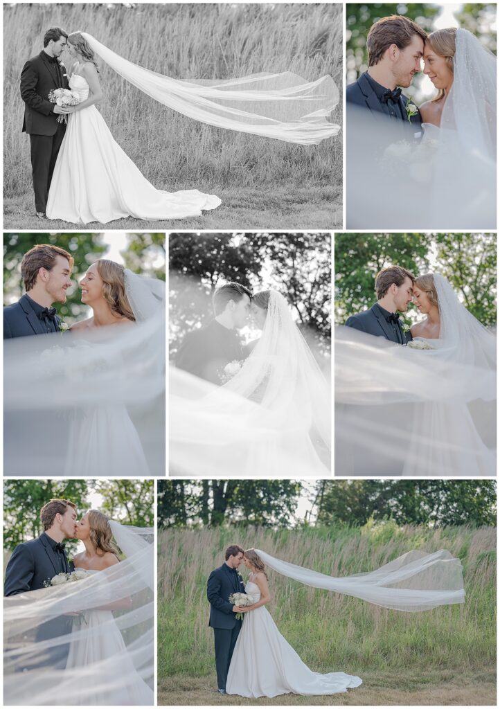 Madison and Eli's summer wedding at The Venue at Birchwood | bride and groom photos