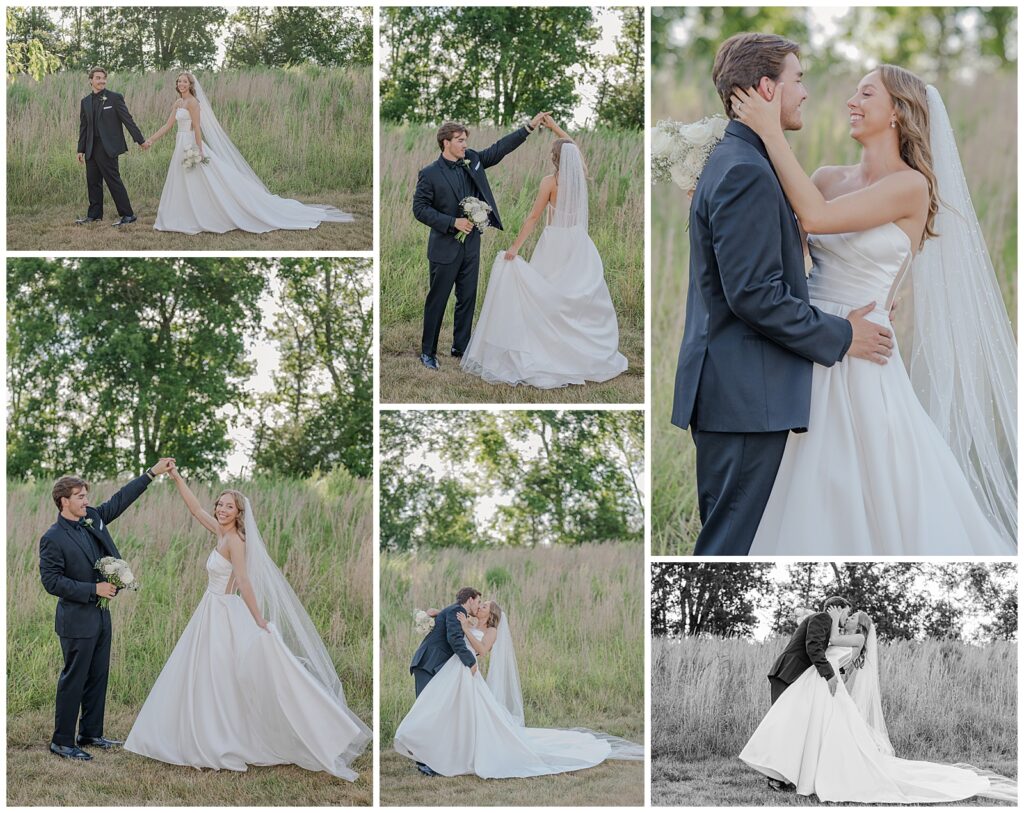 Madison and Eli's summer wedding at The Venue at Birchwood | bride and groom photos