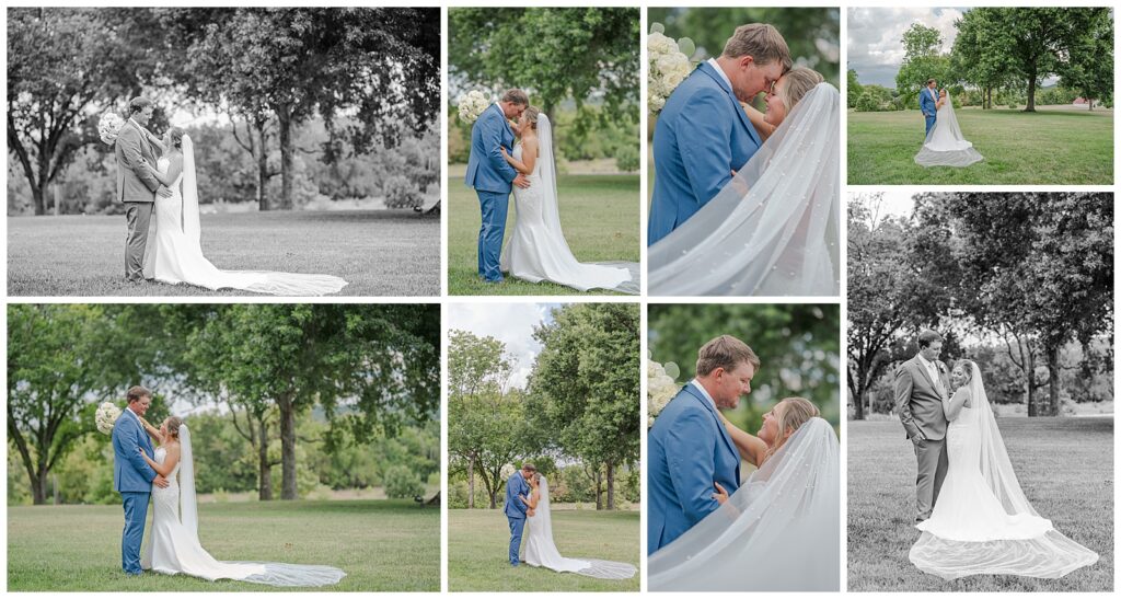 Summer Wedding at Ravenswood Mansion | Brentwood, TN | bride and groom photos