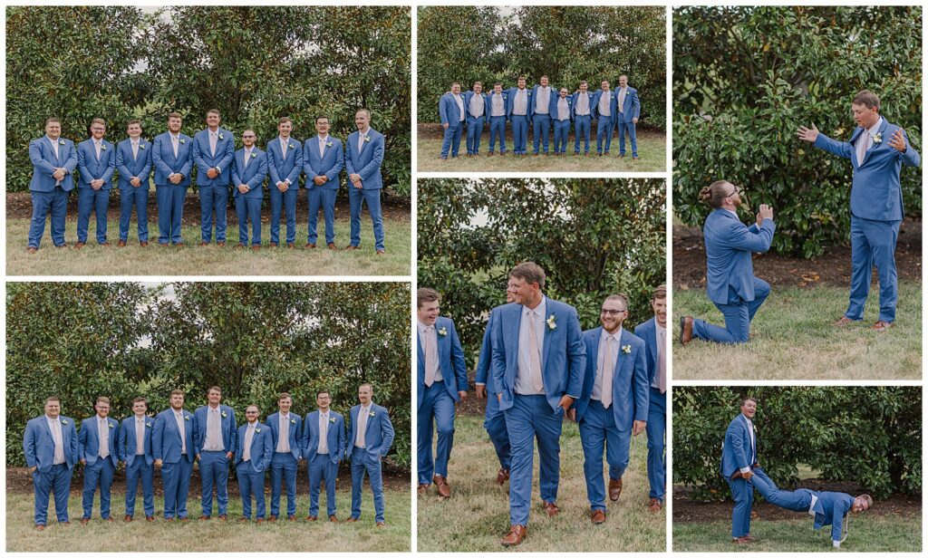 Summer Wedding at Ravenswood Mansion | Brentwood, TN | bridal party photos