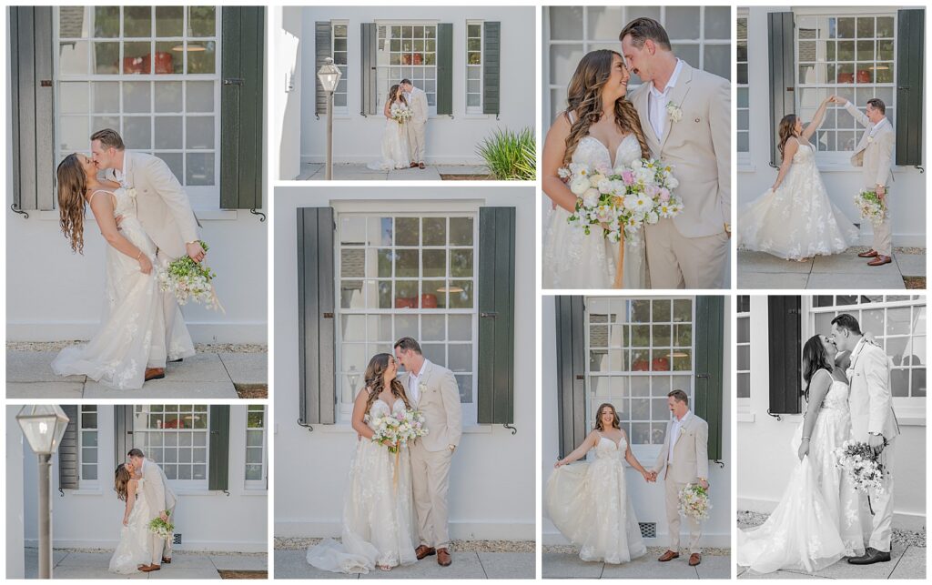 Destination wedding in Charleston, SC | The River House at Lowdnes Grove | Bride and Groom Portraits