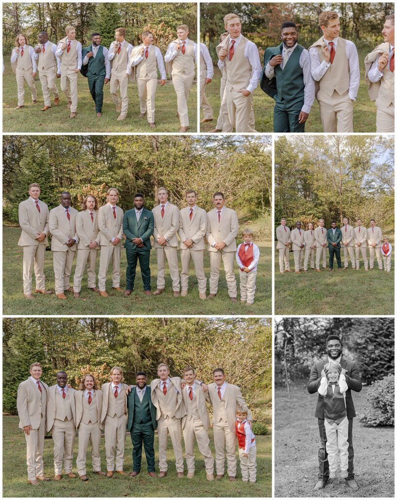 Grace Valley Farms Fall wedding | Photography by Michelle | Bridal party portraits