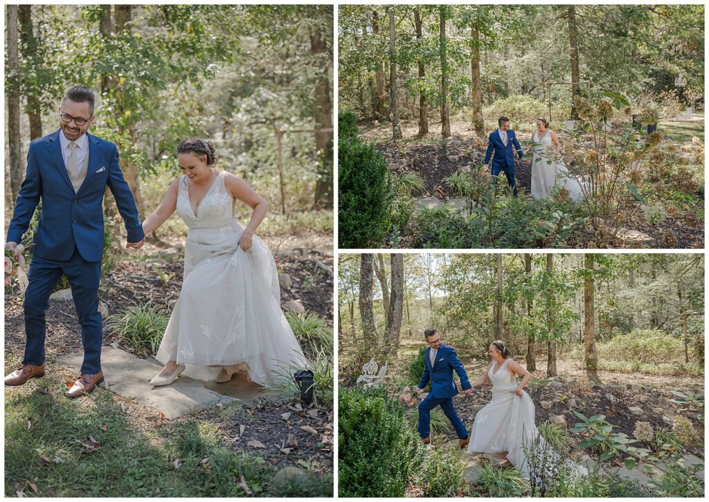 Fall wedding at The Farm at Fiery Gizzard | Photography by Michelle | Bride and Groom portraits