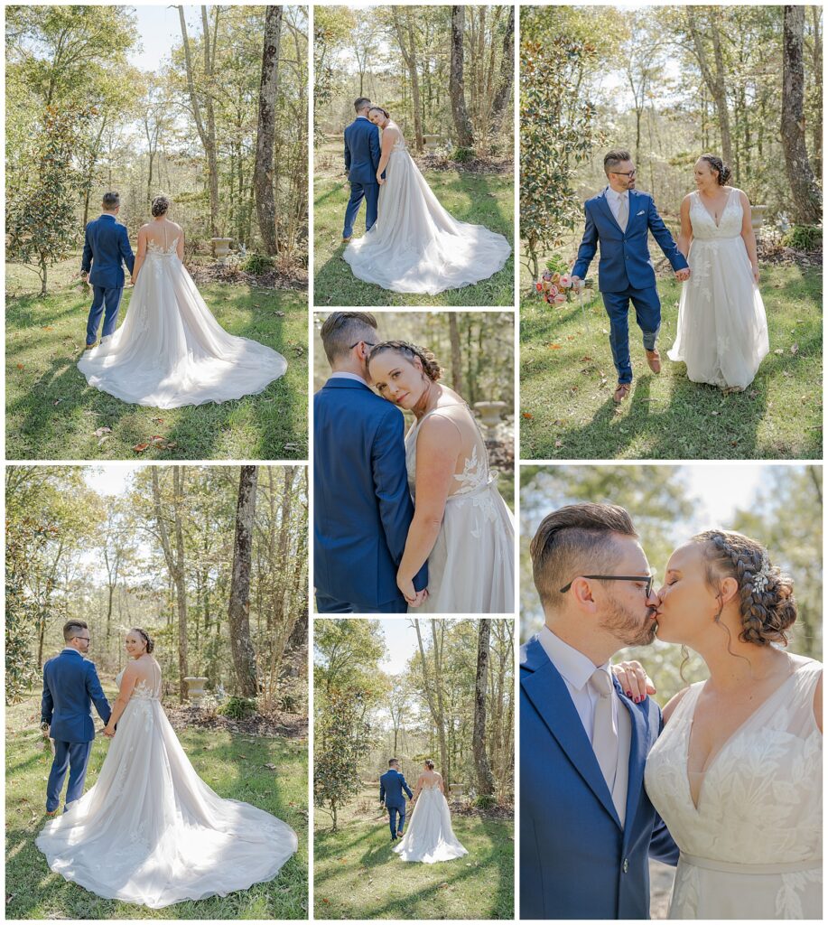 Fall wedding at The Farm at Fiery Gizzard | Photography by Michelle | Bride and Groom portraits