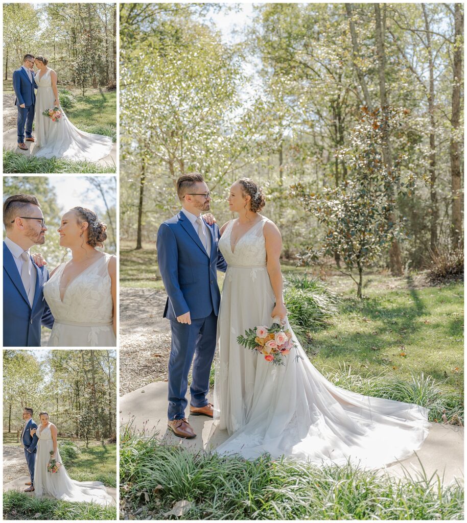 Fall wedding at The Farm at Fiery Gizzard | Photography by Michelle | Bride and Groom portraits