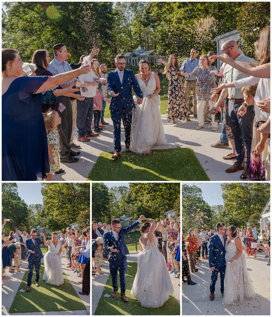 Fall wedding at The Farm at Fiery Gizzard | Photography by Michelle | Reception photos