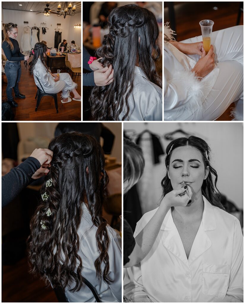 Fall wedding at The Wedding Woods | Photography by Michelle | getting ready photos