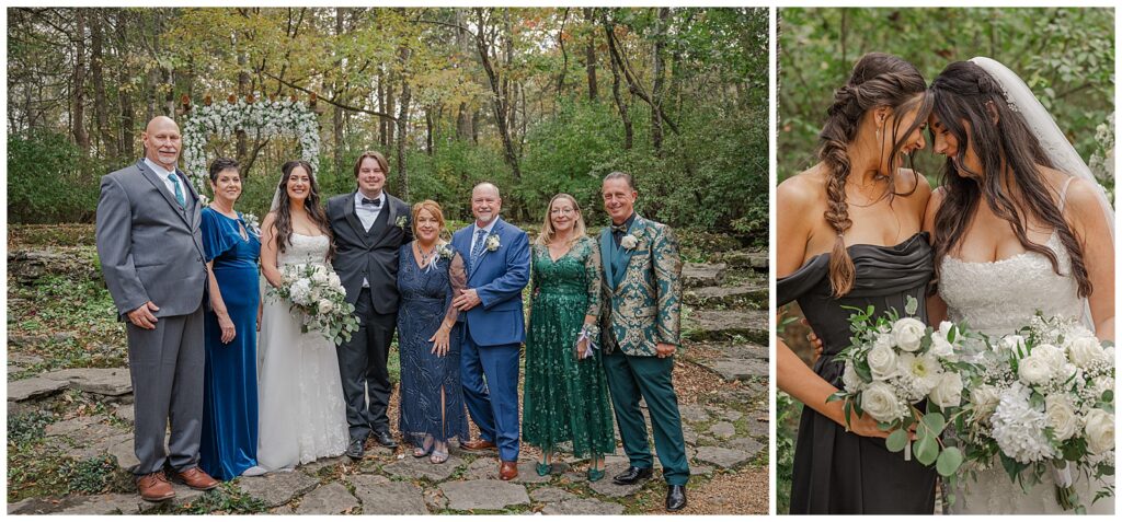 Fall wedding at The Wedding Woods | Photography by Michelle | family photos