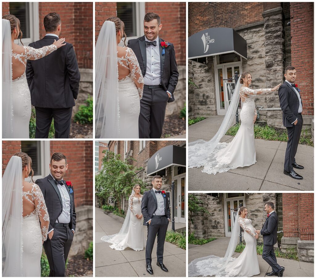 Elegant wedding at The Bell Tower | Nashville, TN | first look