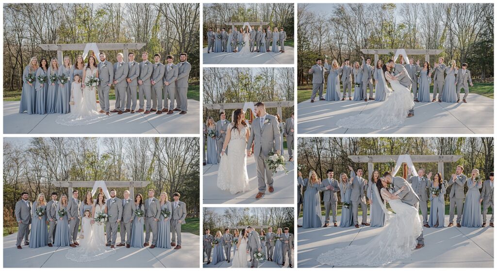 Fall wedding at Twisted Cedar Farms | Lebanon, TN | Photography by Michelle | Bridal party portraits