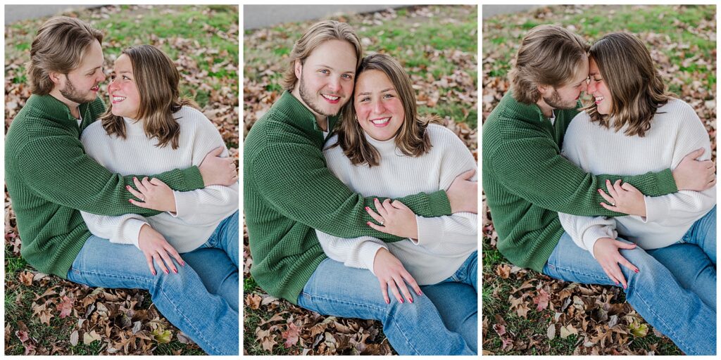 Winter Engagement session at Centennial Park | Nashville, TN 