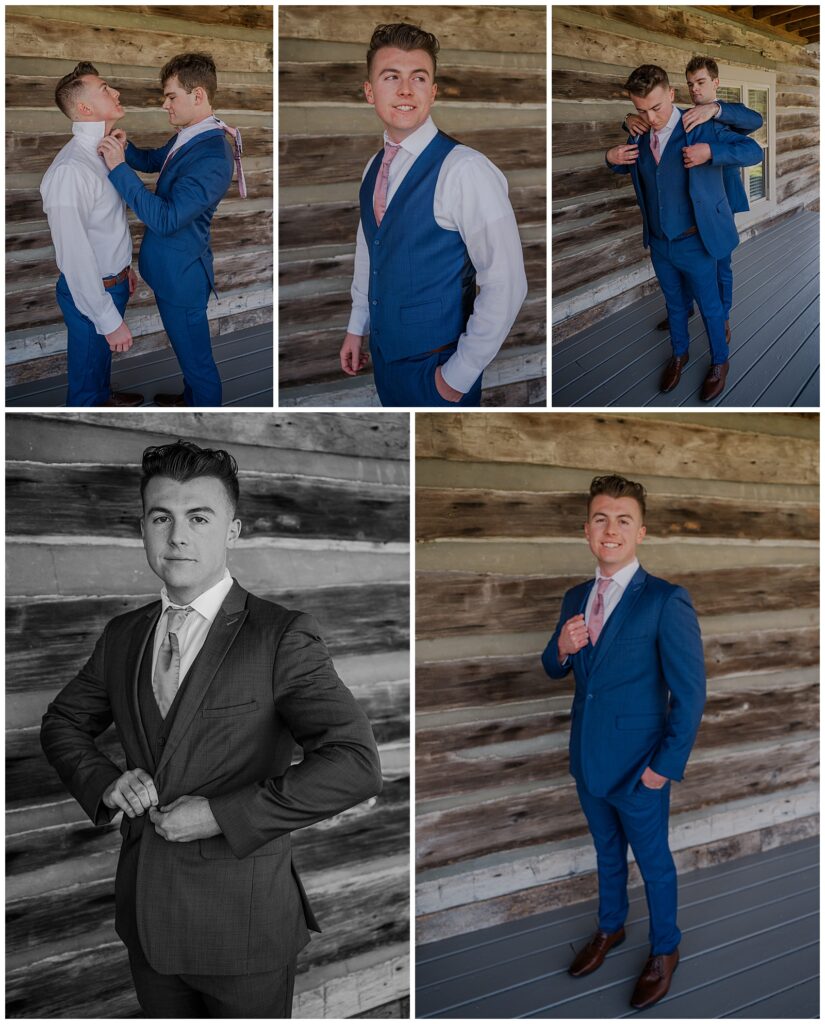 Spring wedding at Iriswoods | Getting ready photos