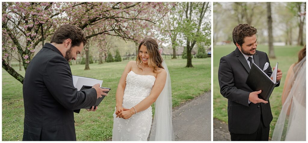 Spring wedding at The Estate of Cherokee Dock | Bride and Groom portraits